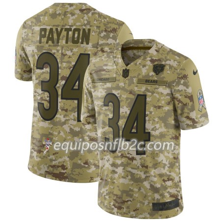 Camiseta Hombre NFL Chicago Bears Walter Payton 34 Nike Salute to Service Camiseta Hombre NFL Chicago Bears Walter Payton 34 Nike Salute to Service